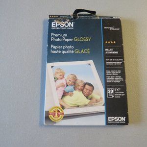 Epson  Premium Photo Paper Glossy 5"X7" New